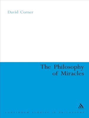 cover image of The Philosophy of Miracles